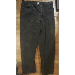 Vintage Levi’s 550 Relaxed Fit Men’s Jeans 38x32 Dark Gray Orange Tab Denim